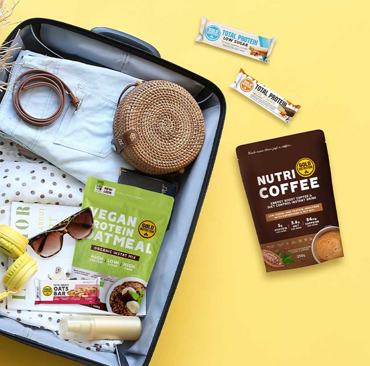 É possível manter uma dieta saudável durante as viagens e passar mais tempo no museu do que na casa de banho. Certo? | Como manter uma dieta saudável durante as viagens | Artigo GoldNutrition