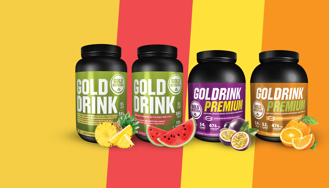 GoldDrink Novos sabores de isotónico