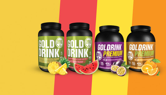 GoldDrink Novos sabores de isotónico