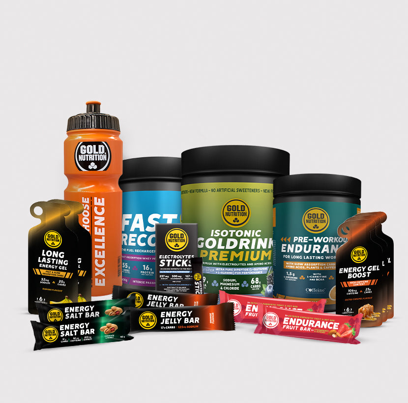 Kit Endurance Plus da Fast Bundle com suplementos e acessórios para melhorar resistência e desempenho esportivo.
