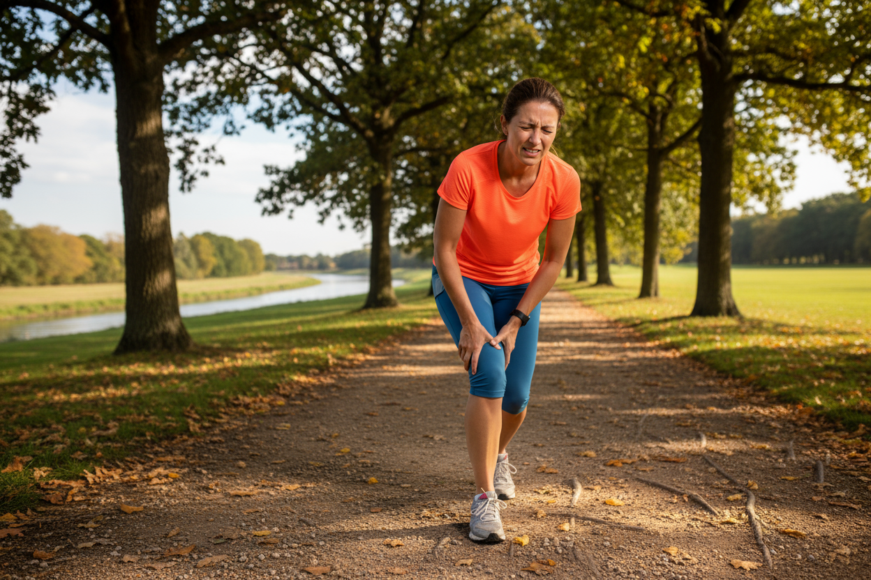 runner with joint pain